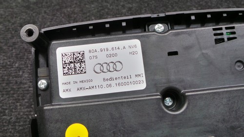 AUDI Q5 II FY MMI Bedienteil Bedienungseinheit Multimediasystem 80A919614 A - Picture 4 of 5