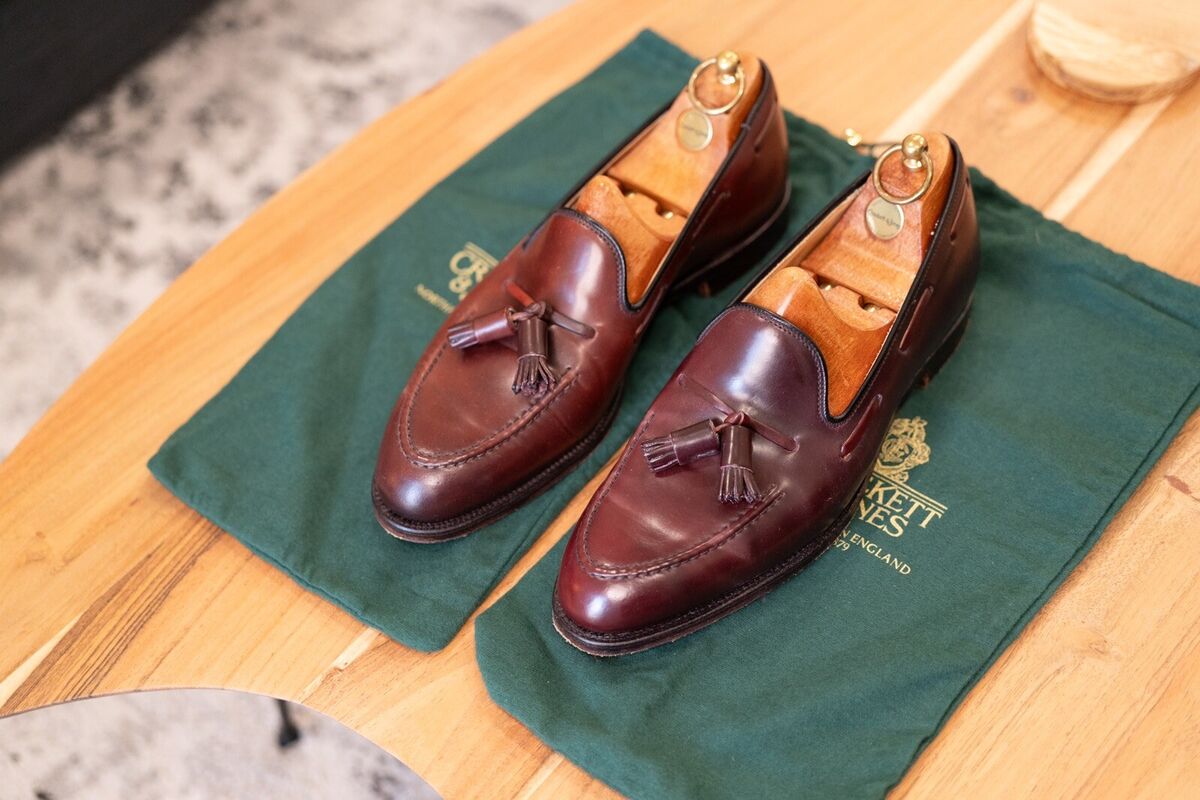 Crockett & Jones Burgundy Cordovan Cavendish 2 Tassel Crockett & Jones Burgundy Cordovan Cavendish 2 Tassel