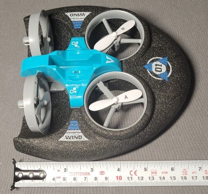 Blue Black X-Wind 3 In 1 2.4G Air Ground Water Aircraft Helicopter Drone - Image 4 of 4