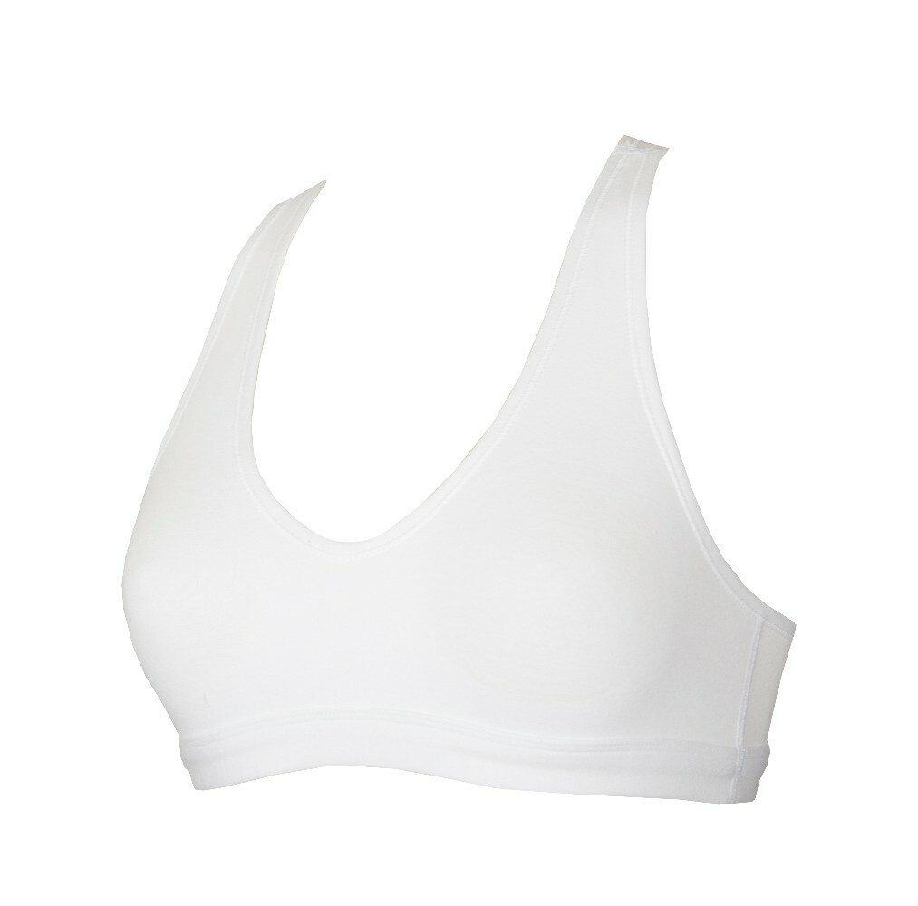 Бюстгальтер SG Reggiseno без косточек RAGNO donna sport из хлопка и биохлопка stetch artic