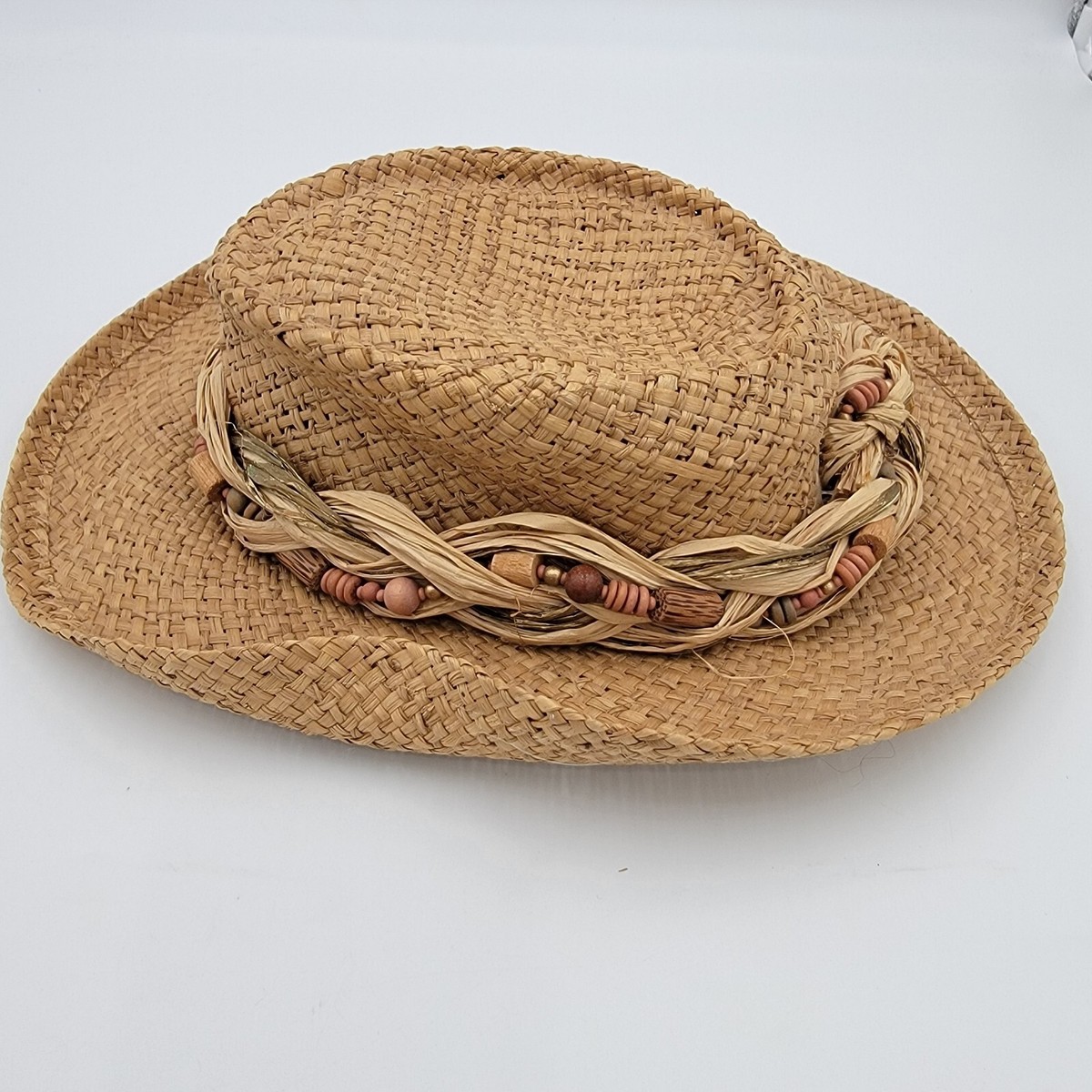 Cappelli Straworld Beige Striped Sun Hat Cappelli Big Brim Summer Hat - Women main image 2