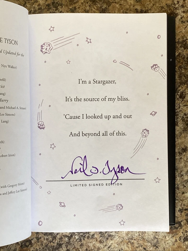 Merlin's Tour of Universe SIGNED - Neil deGrasse Tyson - 1st Lim. Ed. Fine HC - Image 2 of 4
