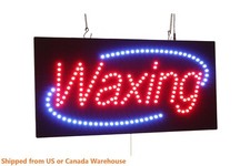Waxing Sign Neon Sign Led Open Sign Store Sign Business Sign Window Sign