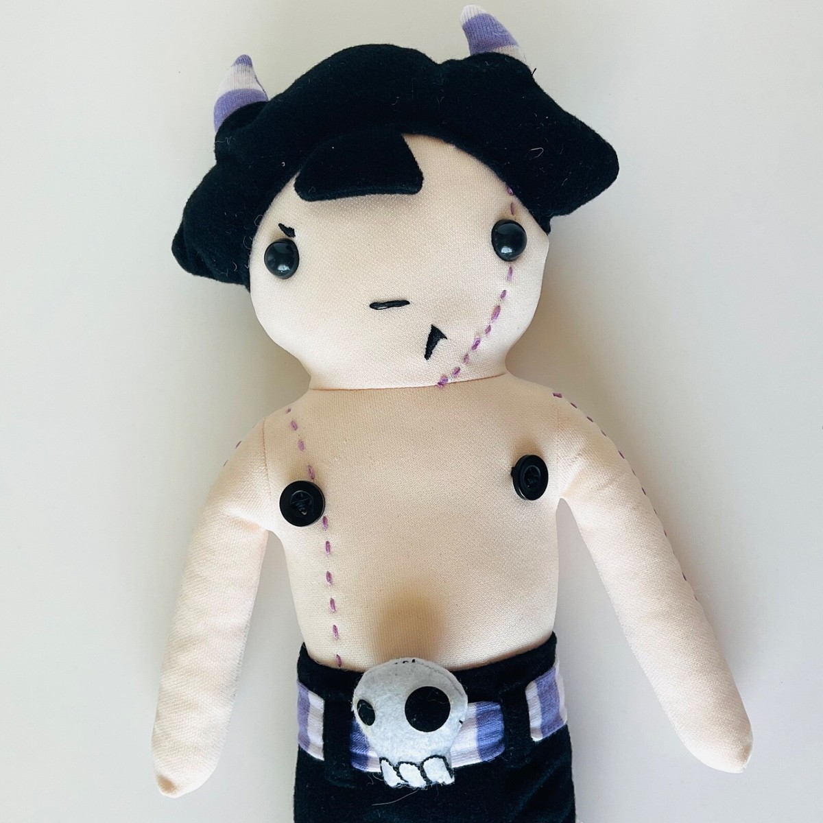 Outlook: Grim VooDoo Valerie Plush Monkey Fun Toys 2006 Black