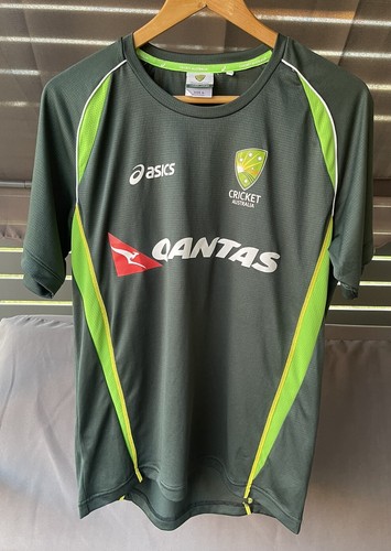 Official Cricket Australia Men’s Size Small ASICS Quantas Training Top - Picture 4 of 12