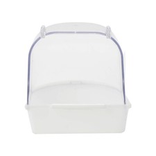 Outside Cage Bird Bath for Budgies, Lovebirds, Canaries & Small Pet Birds