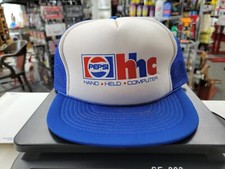 Casquette camionneur vintage Pepsi-Cola Pepsi HHC. Rouge blanc et bleu 