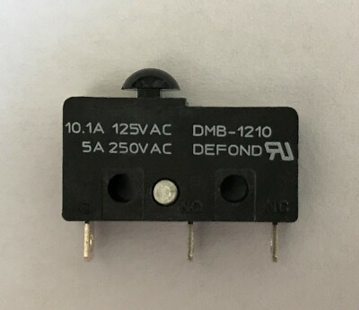 Defond DMB-1210 1206 SPDT Pilzkopf Mikroschalter DMB 5A 250V AC 10A 125V AC