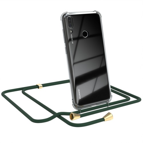 Do Huawei Y7 2019 Y7 Prime 2019 Etui na pelerynę z paskiem Łańcuch na telefon komórkowy Ochrona Silikon - Zdjęcie 17 z 26
