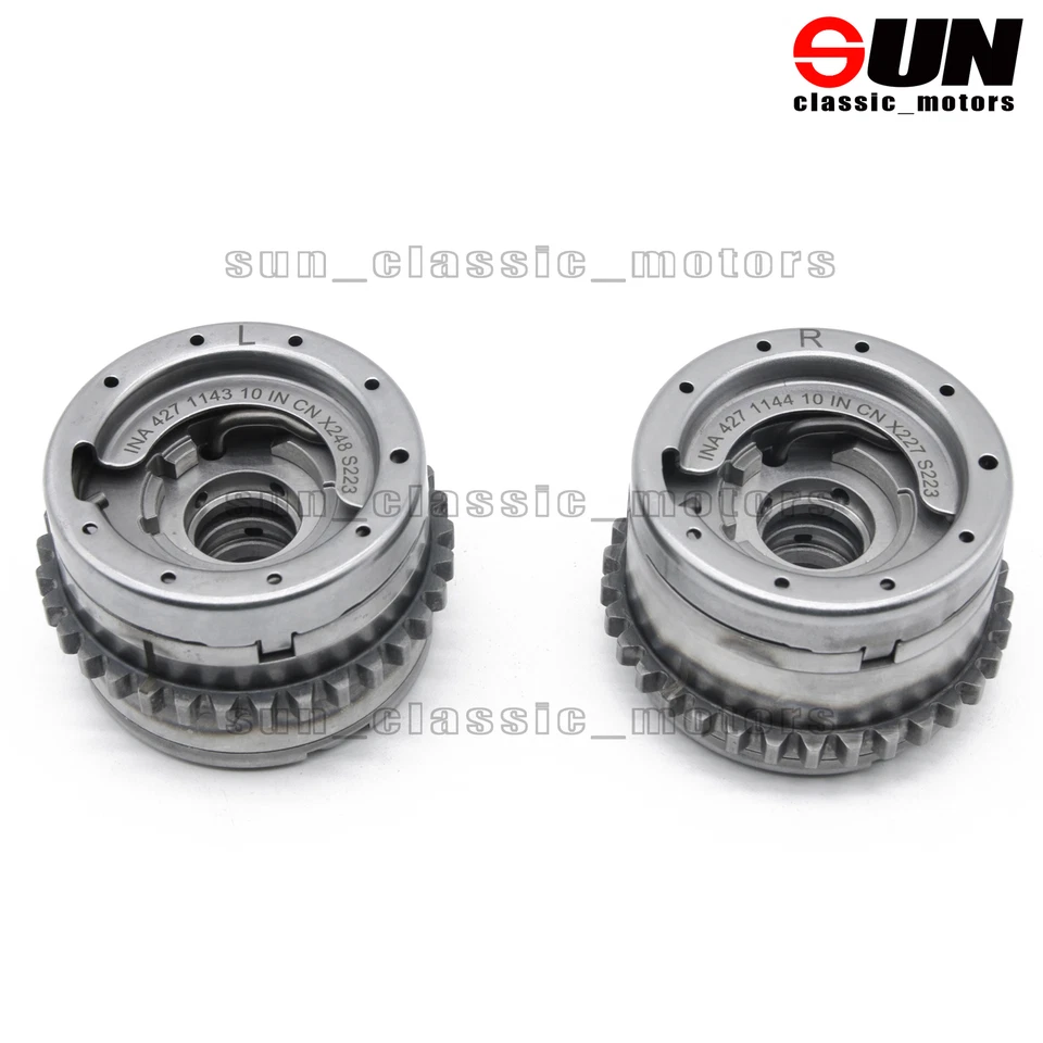 Ajustador de árbol de levas L&R admisión INA para Mercedes-Benz W205 W218 C212 V6 3,0 3,5 L Foto 3 de 4