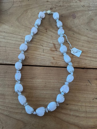 Collier Vintage En Cornaline Modèle N601 Teng Yue - Bijou Occasion Pierre Naturelle