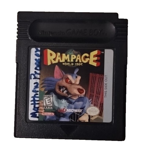 【新品未開封】RAMPAGE★ランページ　GBA 海外版 Rampage WORLD Tour nintendo Game BOY gb Color gbc ADVANCE gba pal