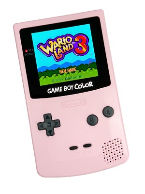 Nintendo Game Boy Color LIGHT PINK System GBC AMOLED OLED XL Touch