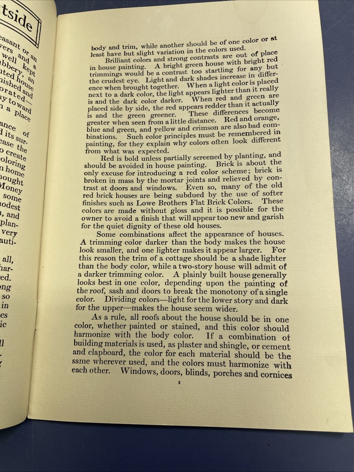 Rare Antique 1914 Lowe Brothers The Farmhouse Inside & Out Use Of Paint On Farm