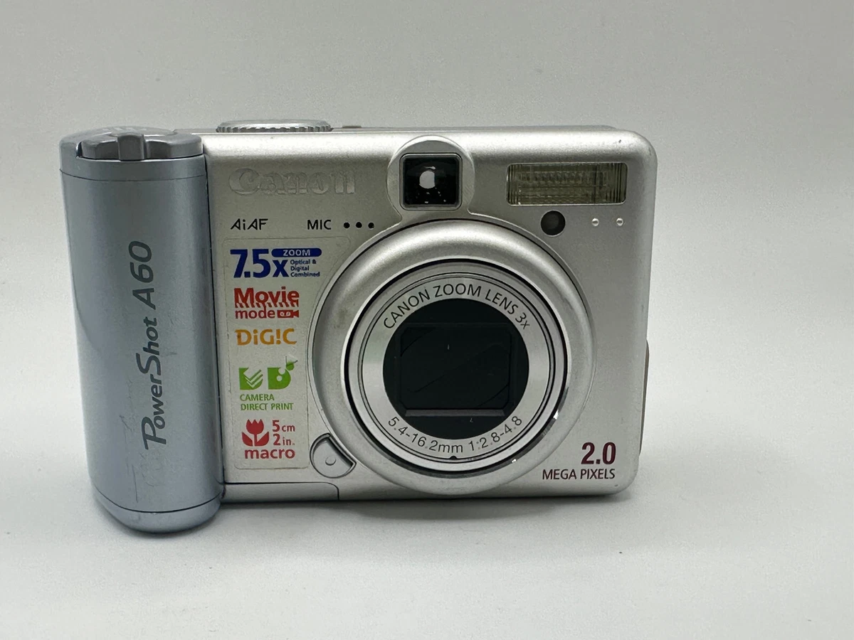 Цифровые фотоаппараты Canon PowerShot A60 - огромный выбор по
