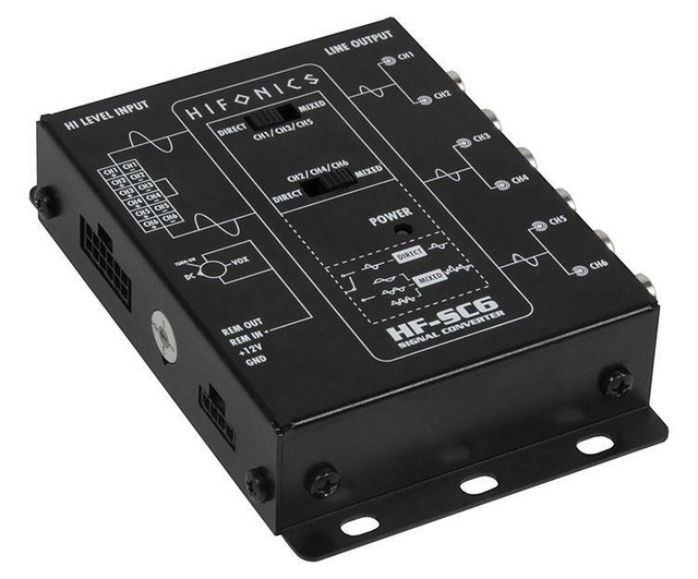 Hifonics HF-SC 4 High-Low Wandler – 4-Kanal Mit Summierfunktion