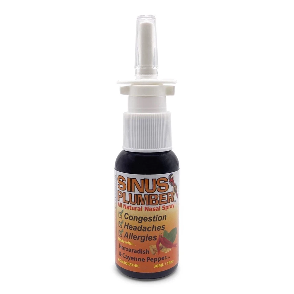 Sinus Plumber Natural Hot Pepper Nasal Spray Allergy - Sinus - Headache - 1 floz - Image 2 of 4