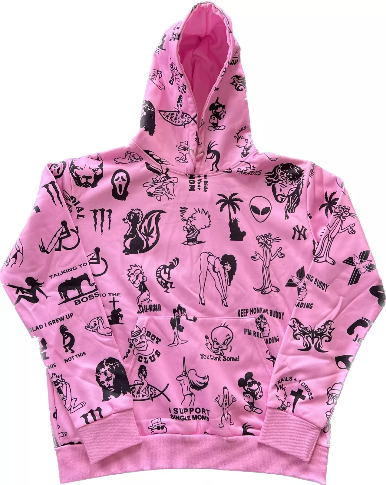Paradise Paradis3 NYC décalcomanie enfer sweat à capuche Sean Pablo Supreme boîte logo Hypebeast