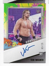 2022 Panini WWE NXT Signatures NXT 2.0 #NS-VWG Von Wagner RC 03/25