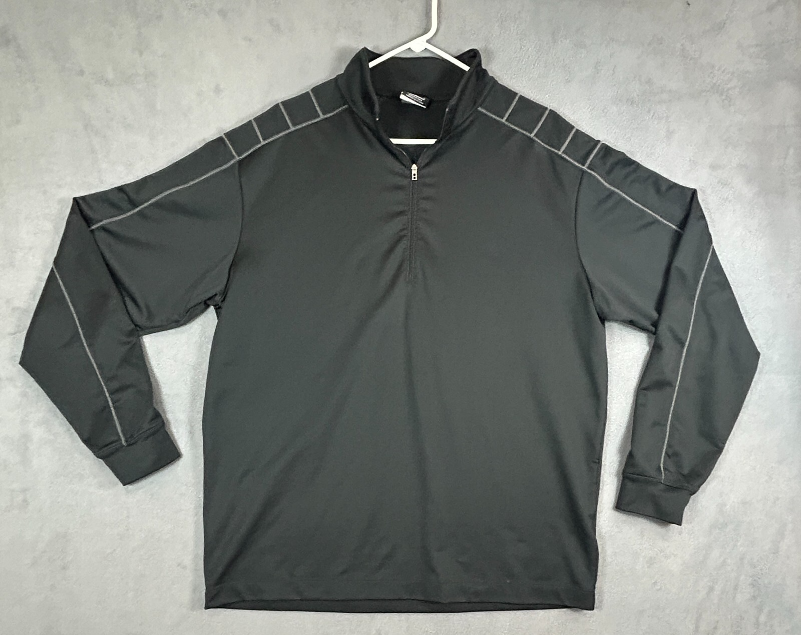 SACAI X NIKE Nike Giacca Uomo Large Nero NikeGolf Dri Fit Manica Lunga 1 4 Zip Pullover