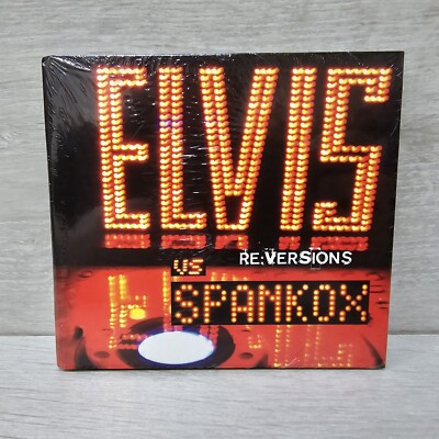 ELVIS VS. SPANKOX - RE-VERSIONS CD POP 12 TRACKS  Sony RCA 2008 New Sealed