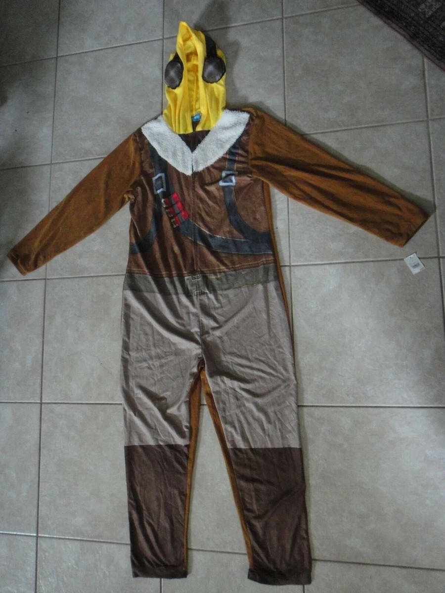 NEW FORTNITE RAPTOR UNION Suit One Piece Hooded Costume Jumpsuit