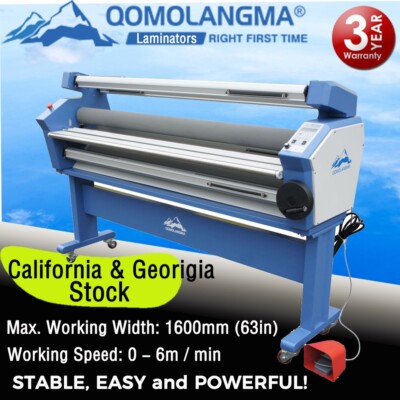 PICKUP 63'' Cold Laminator Laminating Machine Heat Assist Lamimation