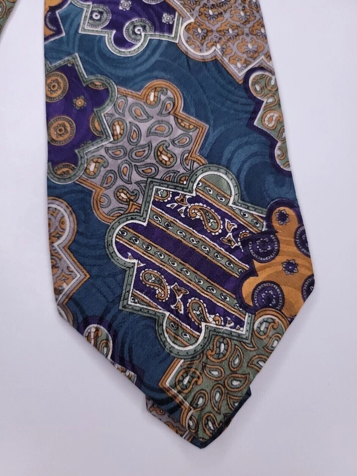 Corbata formal Braemore para hombre 56"Lx3,75"W multicolor Foto 2 de 4