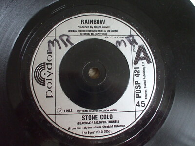 Rainbow - Stone Cold / Rock Fever - UK 45 - Low Buy It Now