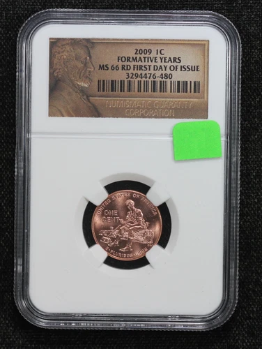 2009 Formative Years Lincoln Chronicles Cent NGC MS-66 RD 1st Day Issue 4Q0B