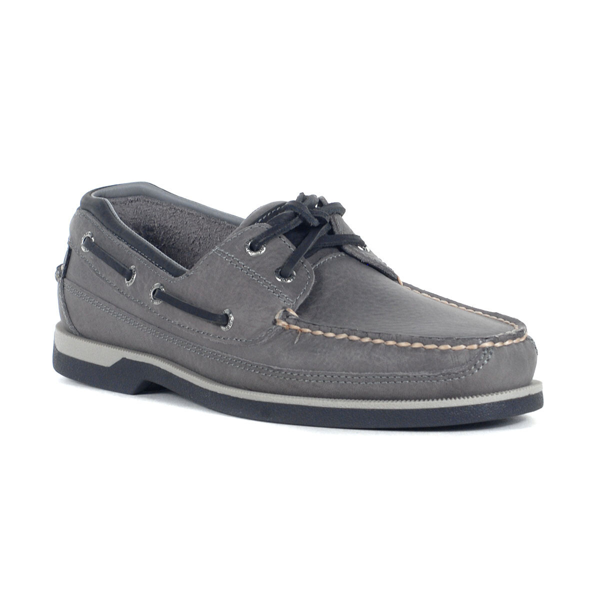 Sperry Top-Sider Men's Mako Canoe Grey Moc Boat Shoes STS25652