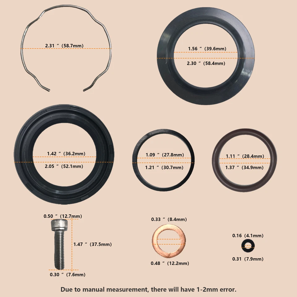 Комплект для восстановления уплотнений вилки 39 мм для Harley-Davidson Sportster 883 1200 1988-2015 - Изображение 4 из 4