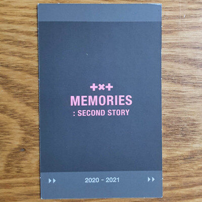 Taehyun Official Instant Photo TXT Memories : Second Story Photocard Genuine