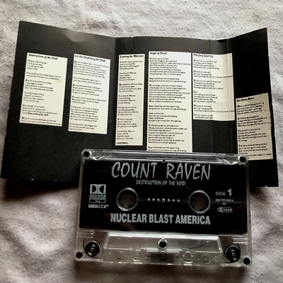 COUNT RAVEN, Destruction Of The Void cassette Nuclear Blast, dooM