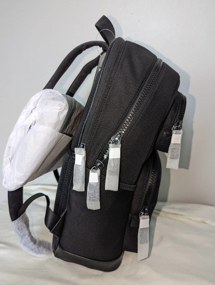 Mochila negra Michael Kors Kent tejida para hombre nueva con etiquetas venta al por menor $448 Foto 3 de 4