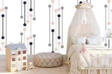 3D Geometric Pattern Wallpaper Wall Mural Removable Self-adhesive Sticker 1061