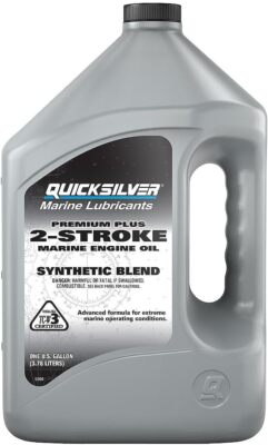 Quicksilver Premium Plus 2-Stroke Synthetic Blend Marine Engine Oil 1 Gallon NEW