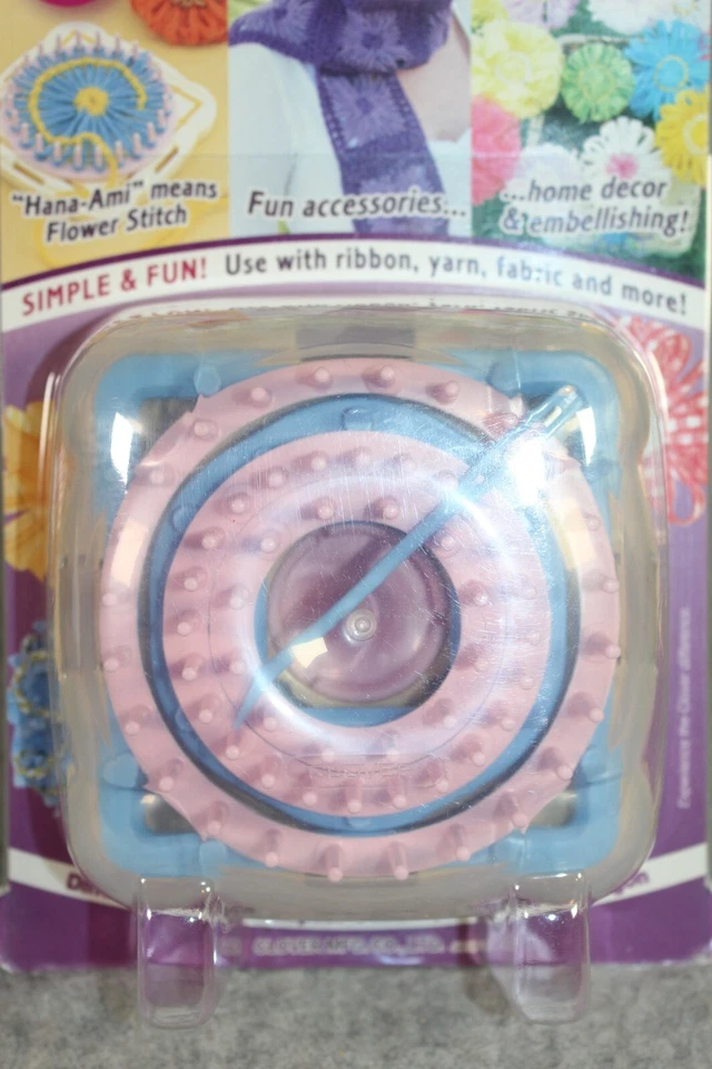 CLOVER HANA-AMI Flower Loom Knitting Set Crafter Make It Projects Japan 2009 New - Bild 3 von 4