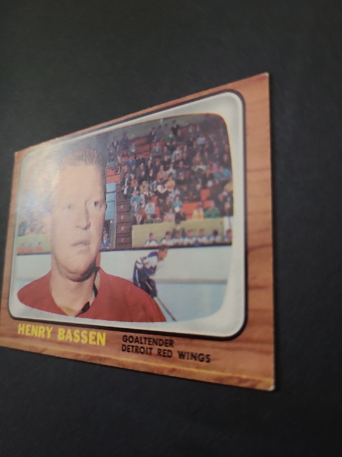196667 TOPPS NHL HOCKEY CARD HENRY HANK BASSEN DETROIT RED WINGS EXMT