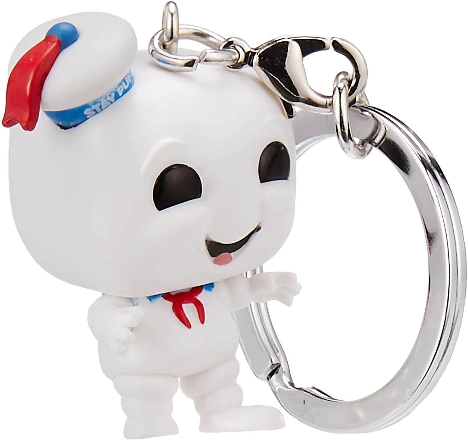 stay puft marshmallow man keychain