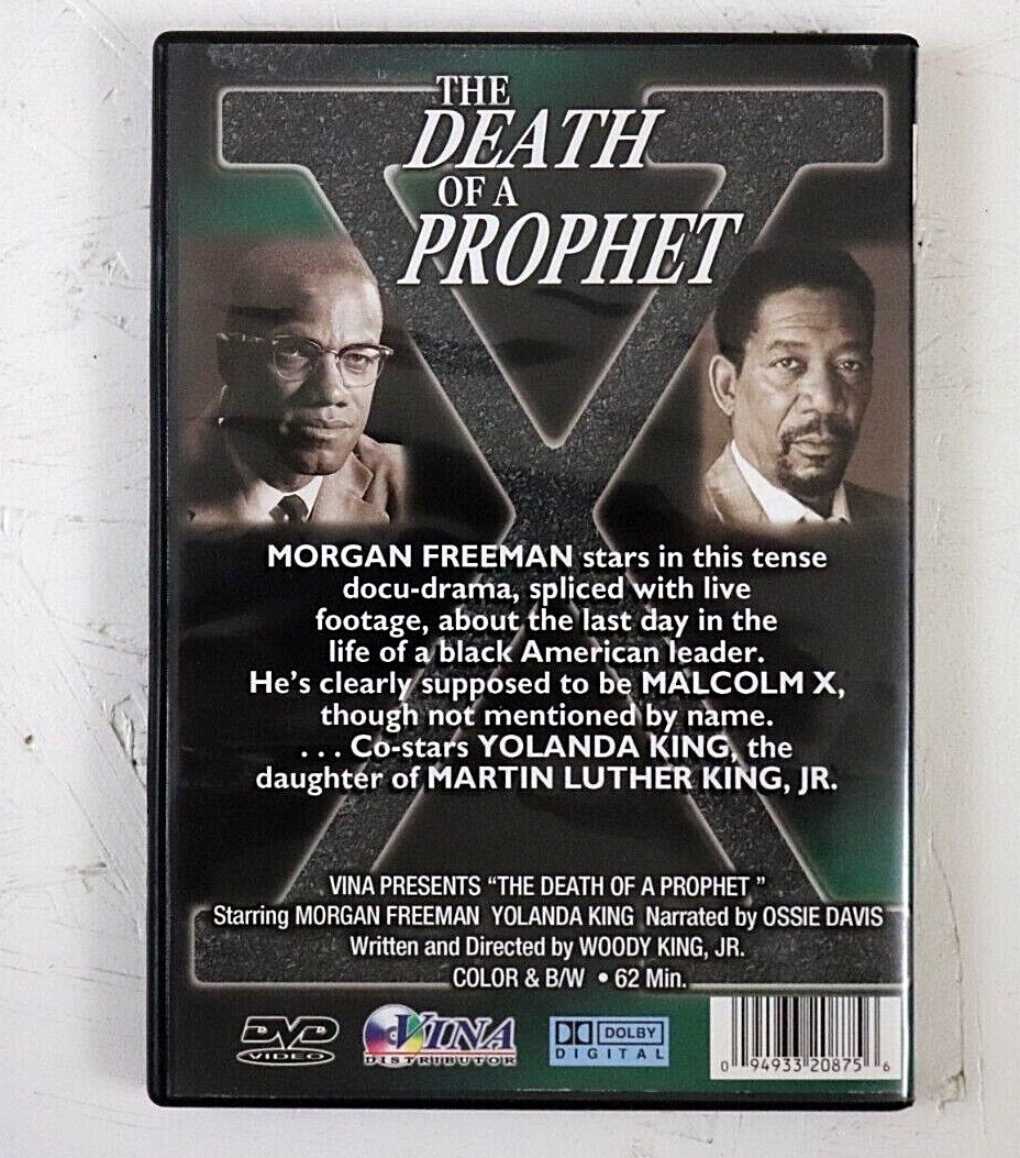 The Death of a Prophet Malcom X DVD Docu-Drama Morgan Freeman | eBay