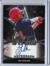 2019 Leaf Ultimate Draft TREJYN FLETCHER STARS Silver Foil Auto RC Cardinals