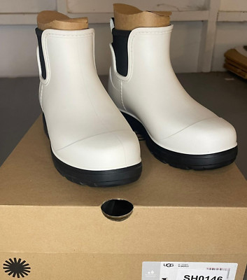 UGG Droplet Gummistiefel weiß - Größe 3 - wasserdicht & bequem - neu