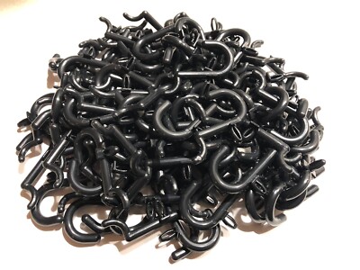 Plastic Pegboard Hooks J-Hooks for peg boards 100 pieces MADE IN USA