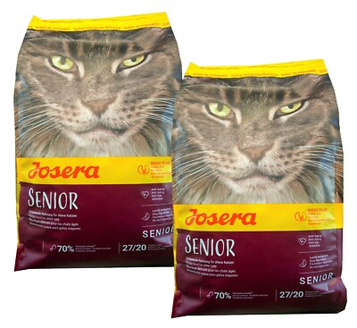 2 x 10 kg Josera Senior ( 4,77/kg) Trockenfutter fr ltere Katzen  4032254757856 | eBay.de