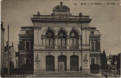 Old postcard Albi Le Theatre (1087424)