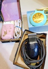 Lady Ronson Lady SunbeamPackard Electric Razors (3) Shavers untested as-is