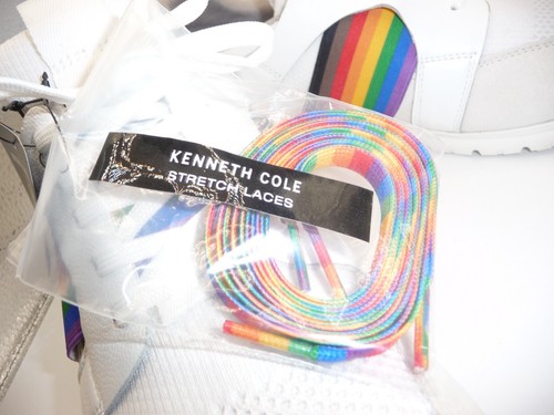 Kenneth Cole Bailey Pride Rainbow Men's Sneakers Shoes Trainers Size 12 US New - Picture 2 of 10