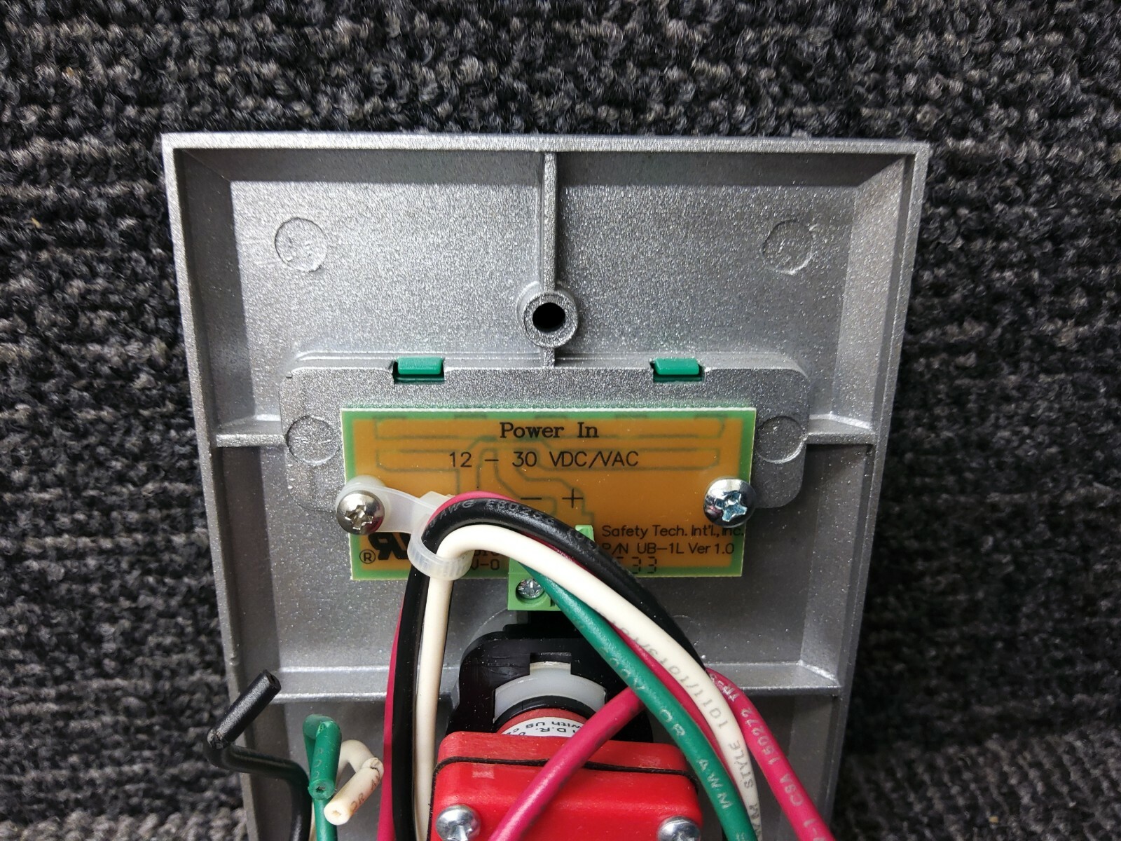 Safety Tech Push Button Exit Green UB-1