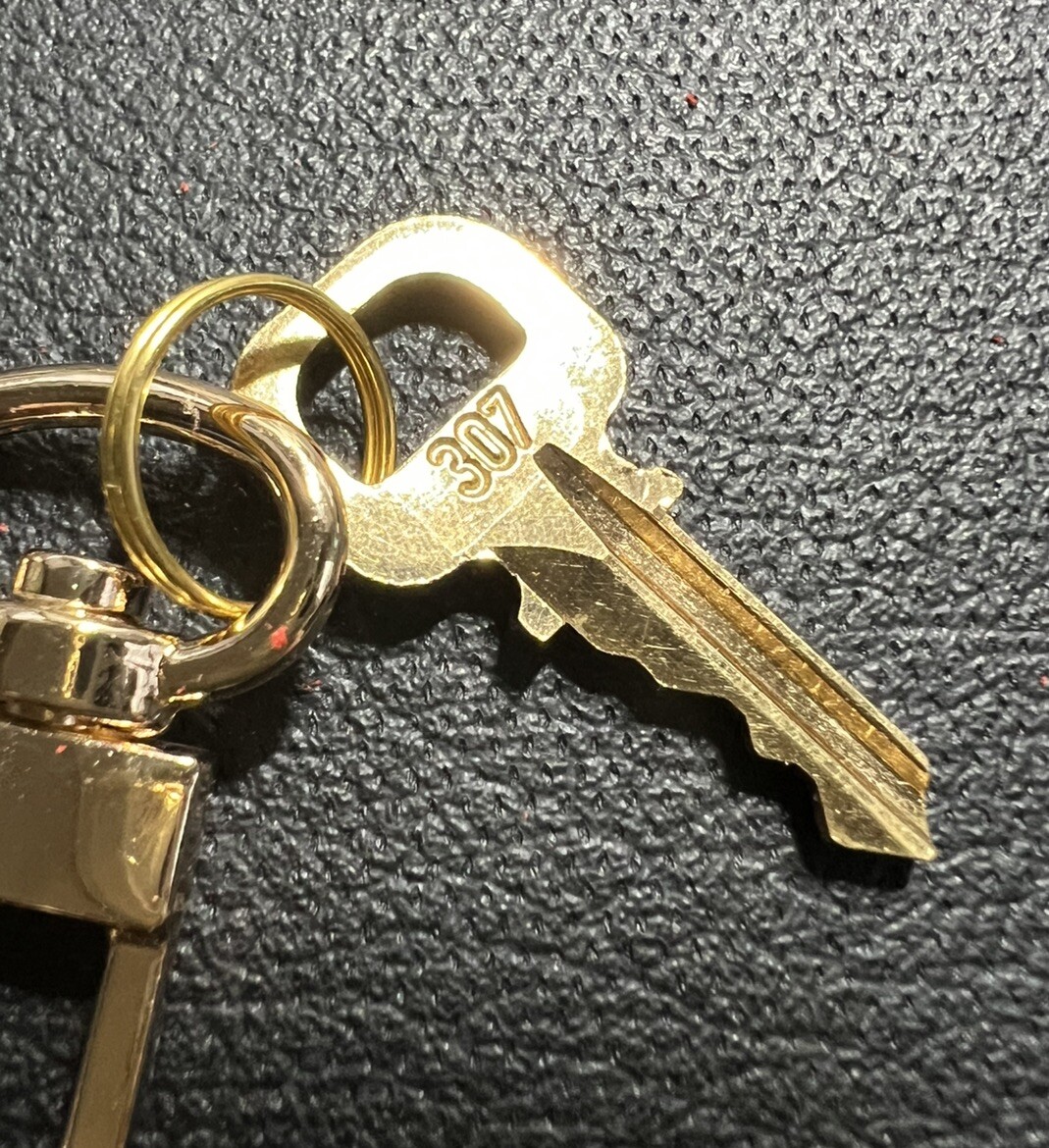 Louis Vuitton Key 307 Goldtone - Series # 300 France Genuine | eBay